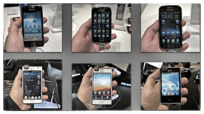 Post image for MWC 2012: Androids mais básicos da LG e Samsung